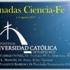 El prof. Martn Carbajo OFM en las  Jornadas sobre Ciencia y Fe organizadas por laPontificia Universidad catlica de Puerto Rico.