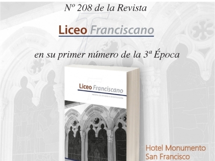 Presentacin do primeiro nmero da terceira poca do Liceo Franciscano