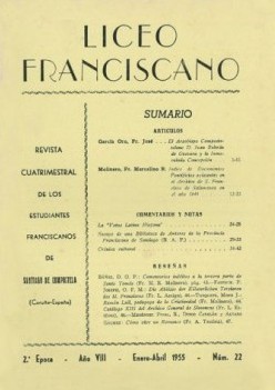 Revista Liceo Franciscano - Números 22