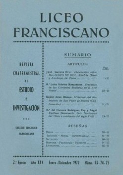 Revista Liceo Franciscano - Nmeros 73-75